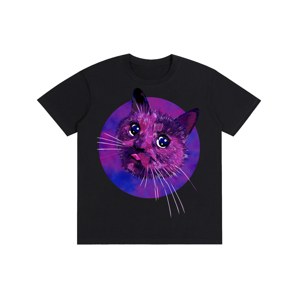 Cosmic Kitty Goth Pure Cotton Unisex T-Shirt