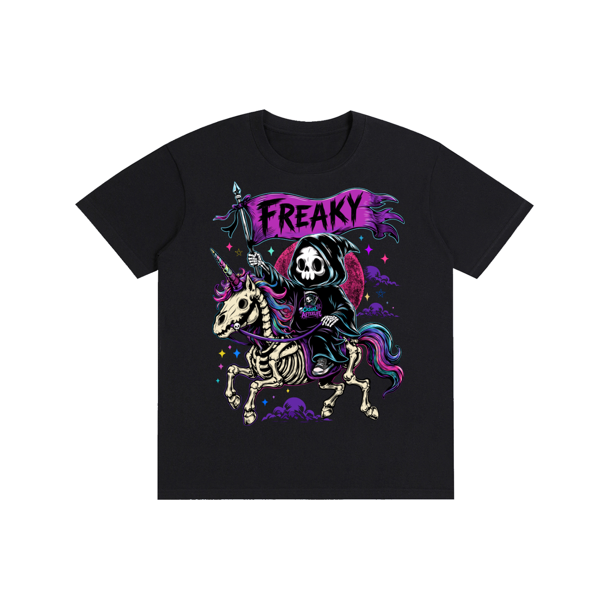 Casual Afterlife Freak Flag Pure Cotton Unisex T-Shirt