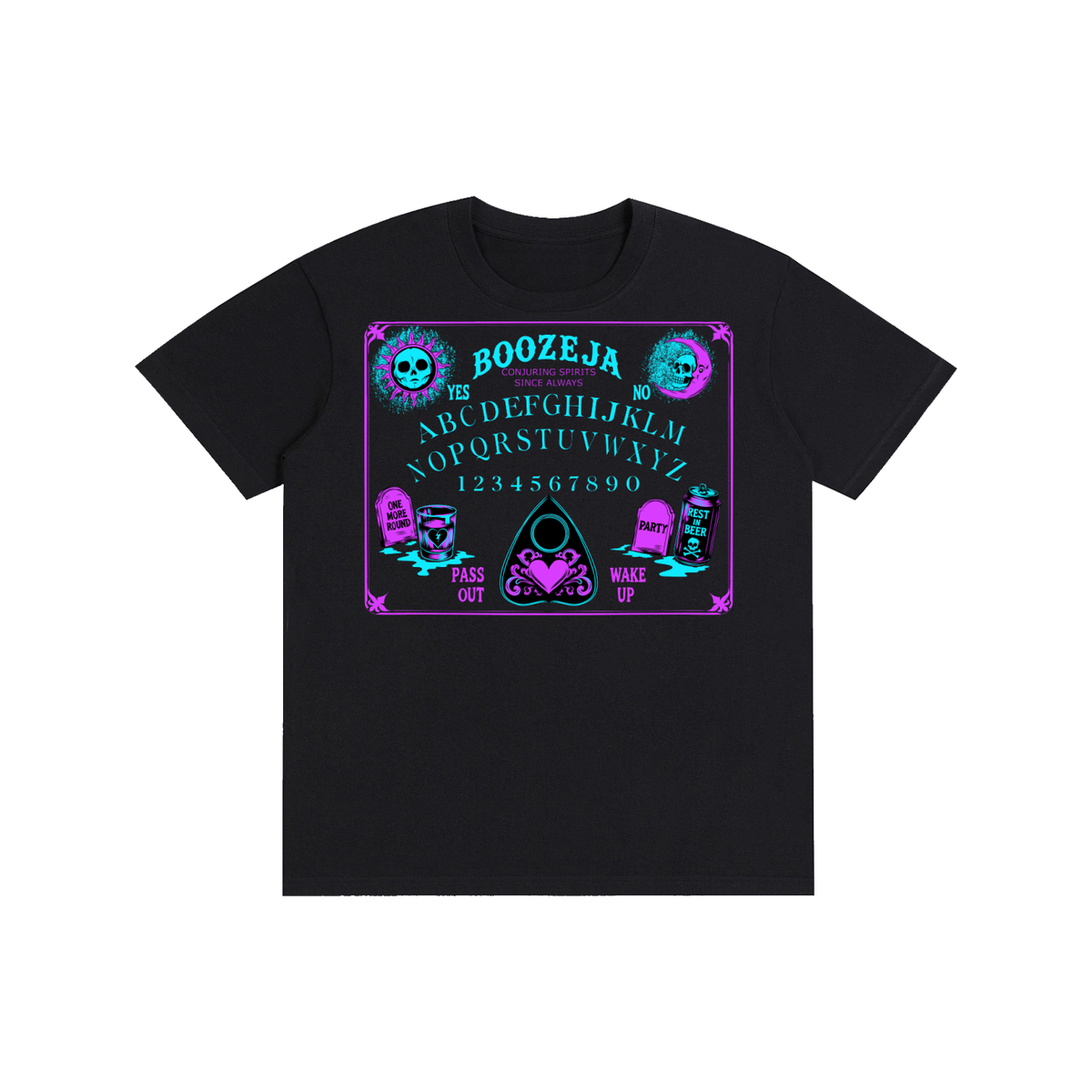 Funny Ouija Board Goth Pure Cotton Unisex T-Shirt