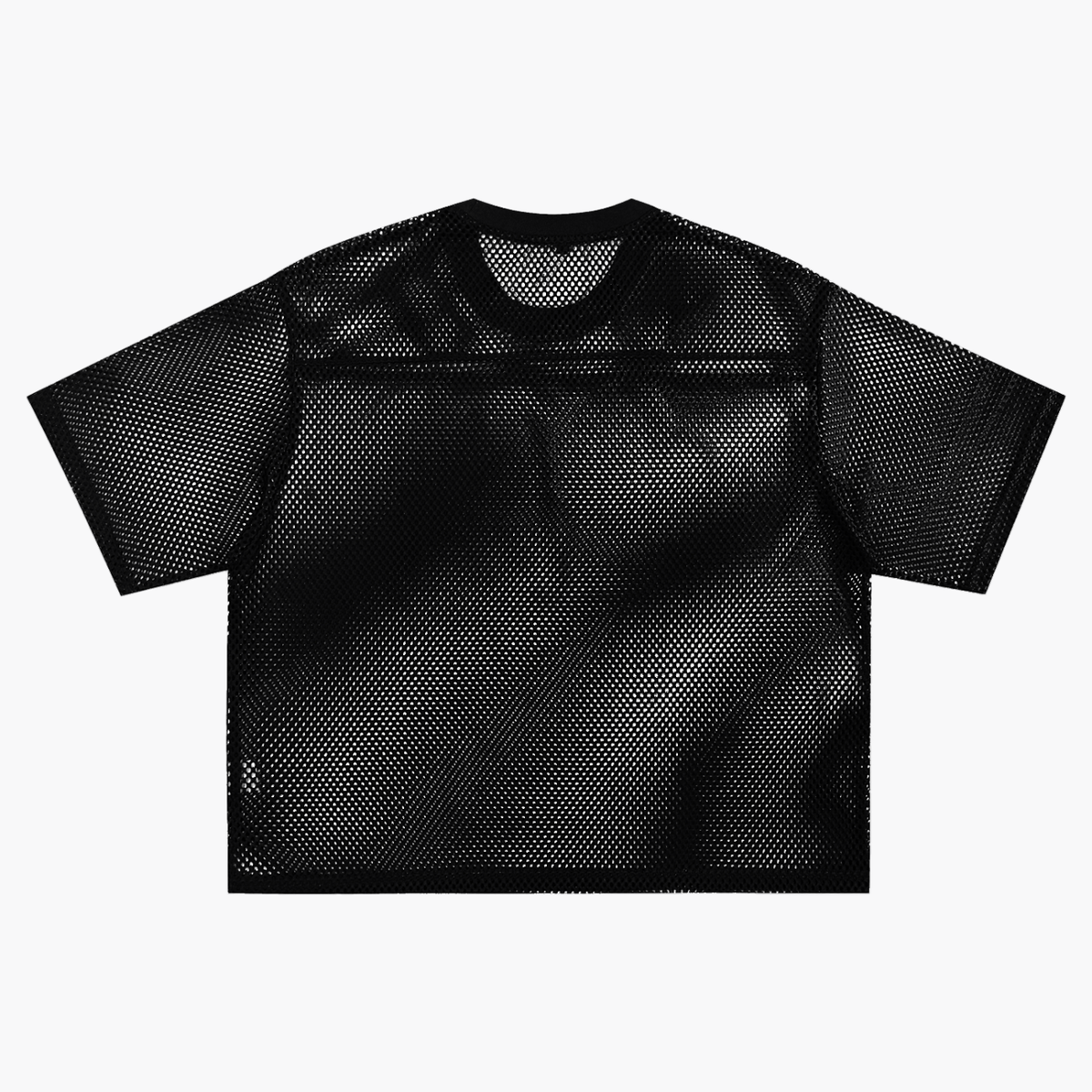 Casual Afterlife See-through Boxy Net T-Shirt
