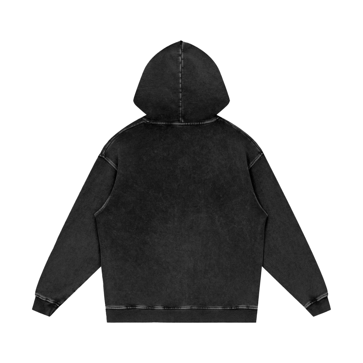 Bad Luck Snow Washed Loose Cotton Hoodie