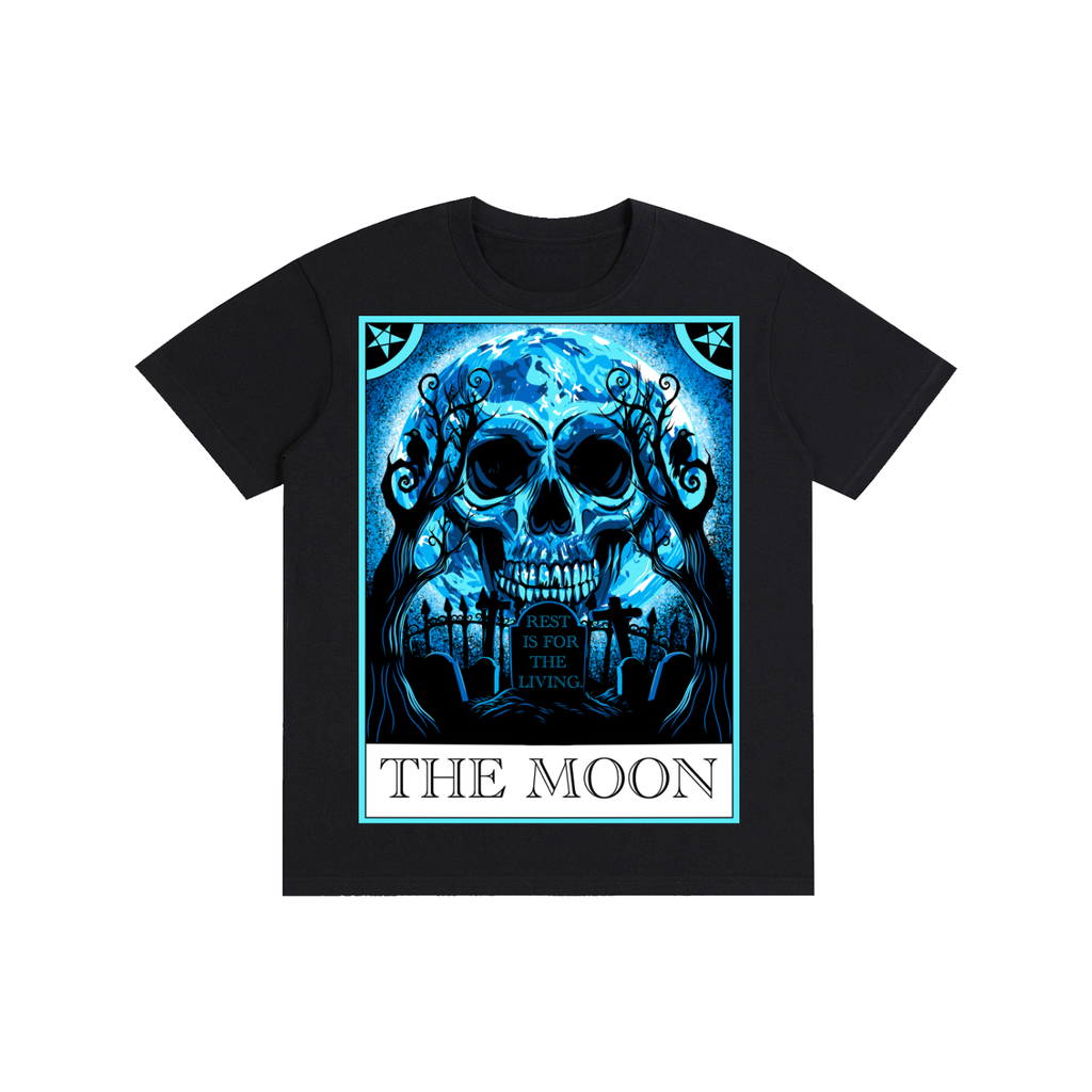 The Moon Tarot Card Pure Cotton Unisex T-Shirt