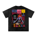 Goth Emo Retail Customer Service Snow Washed Oversized Cotton T-Shirt