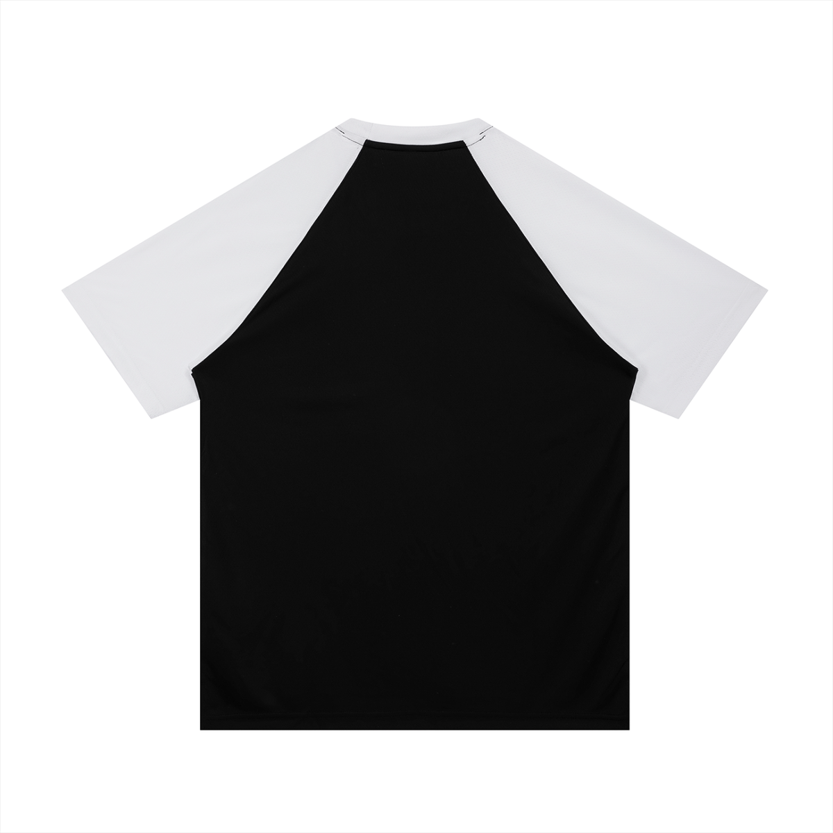Bad Luck Contrast Raglan Sleeve Mesh T-Shirt