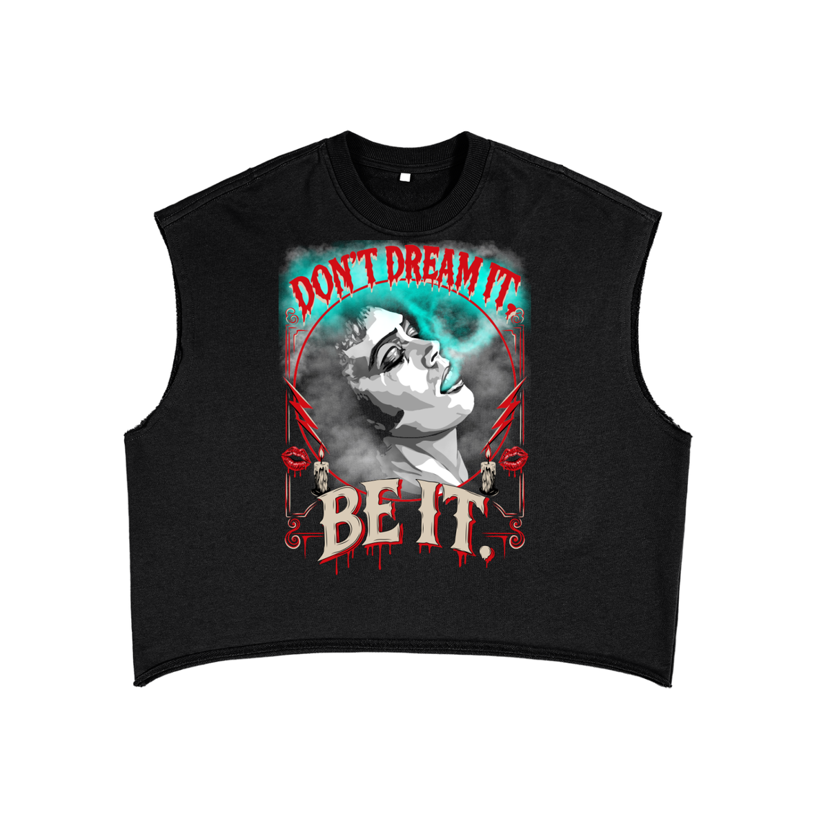 Don’t Dream It, Be It French Terry Boxy Tank Top