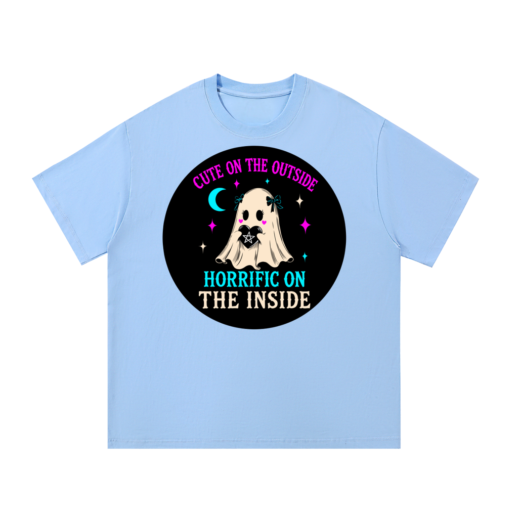 Cute Spooky Ghost Essential Cotton T-Shirt