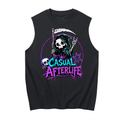 Casual Afterlife Logo Men's Sleeveless Cotton Tank Top