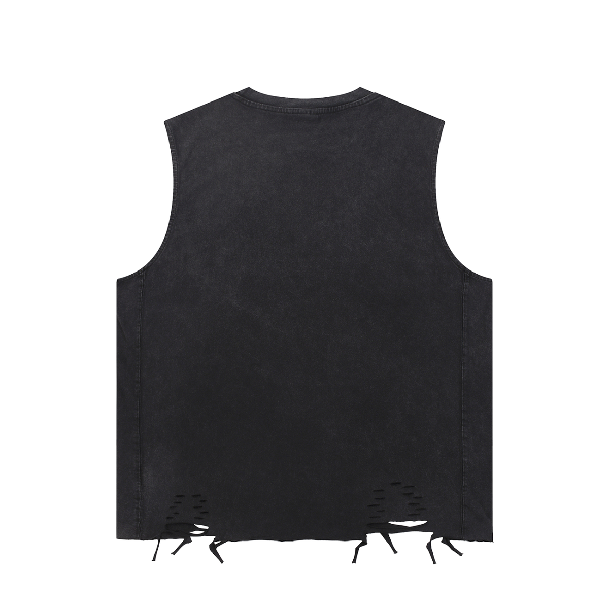 Funny Millennial Scream Snow Washed Raw-Hem Tank Top