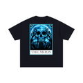 The Moon Tarot Card Unisex Oversized Cotton T-Shirt