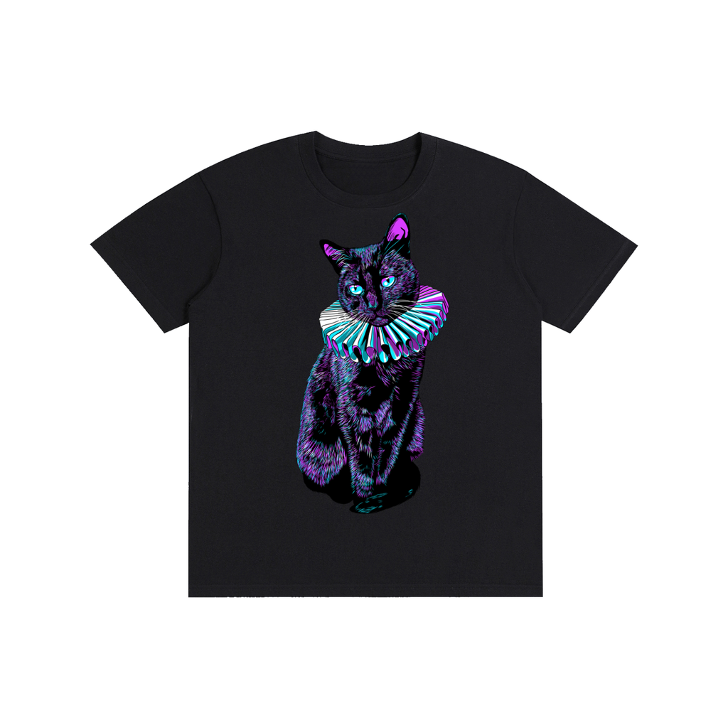 Casual Afterlife Black Cat Pure Cotton Unisex T-Shirt