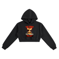 Sassy Ginger Cat Essential Cropped Hoodie