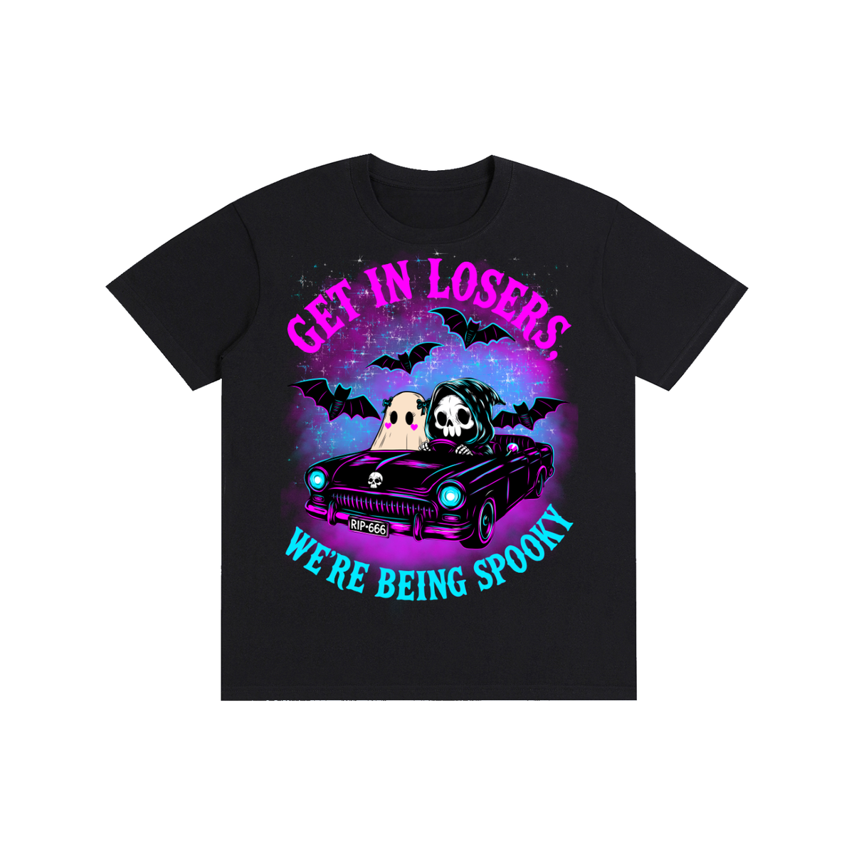 Spooky Cute Casual Afterlife Halloween Pure Cotton Unisex T-Shirt