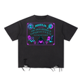 Funny Ouija Board Goth Snow Washed Raw-Hem T-Shirt