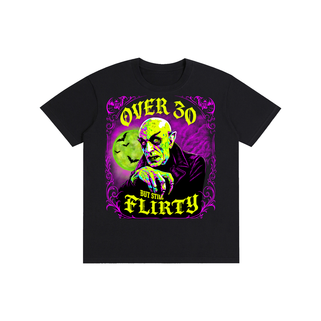 Funny Vampire Thirty but Flirty Pure Cotton Unisex T-Shirt