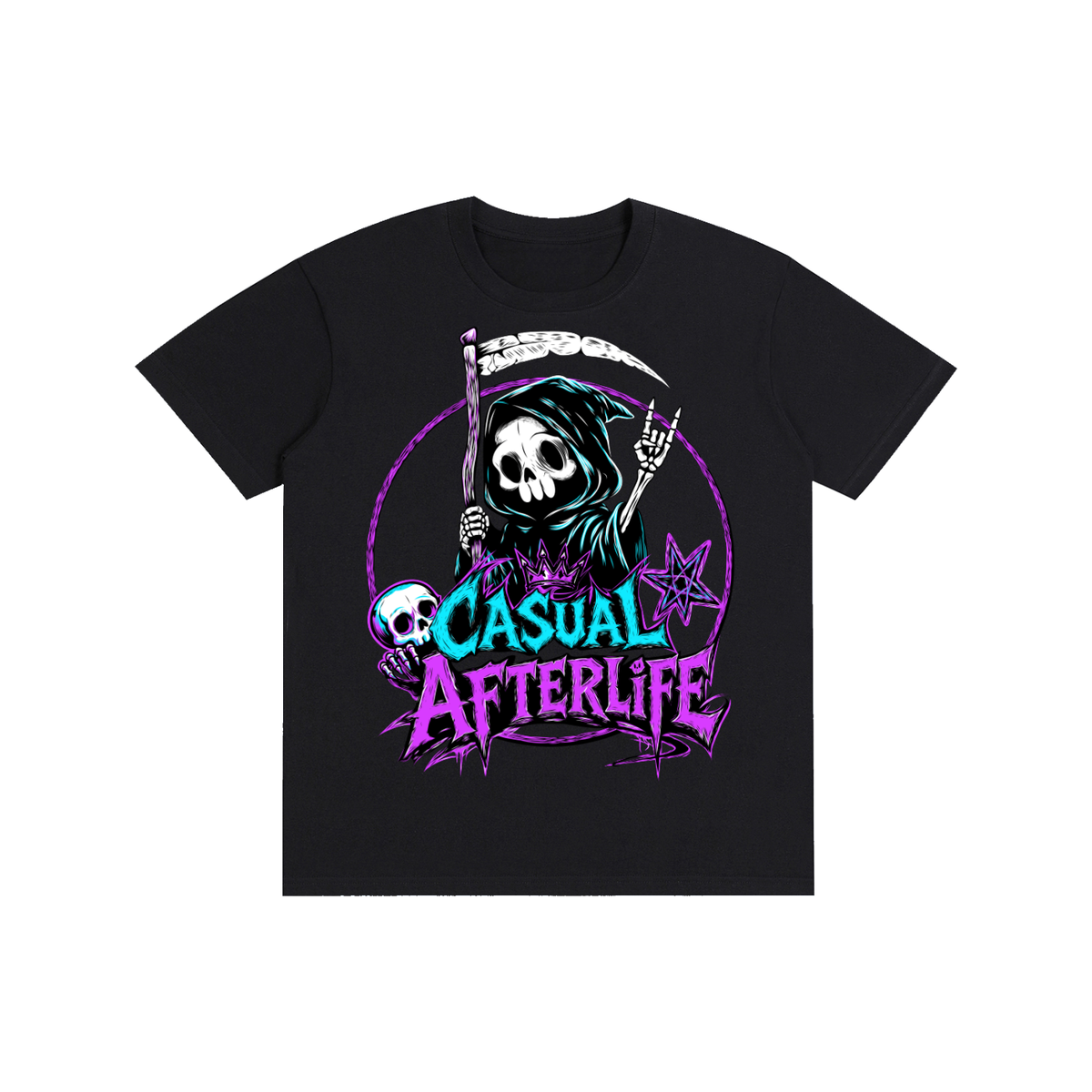Casual Afterlife Logo Pure Cotton Unisex T-Shirt