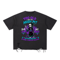 Casual Afterlife Mosher Snow Washed Raw-Hem T-Shirt