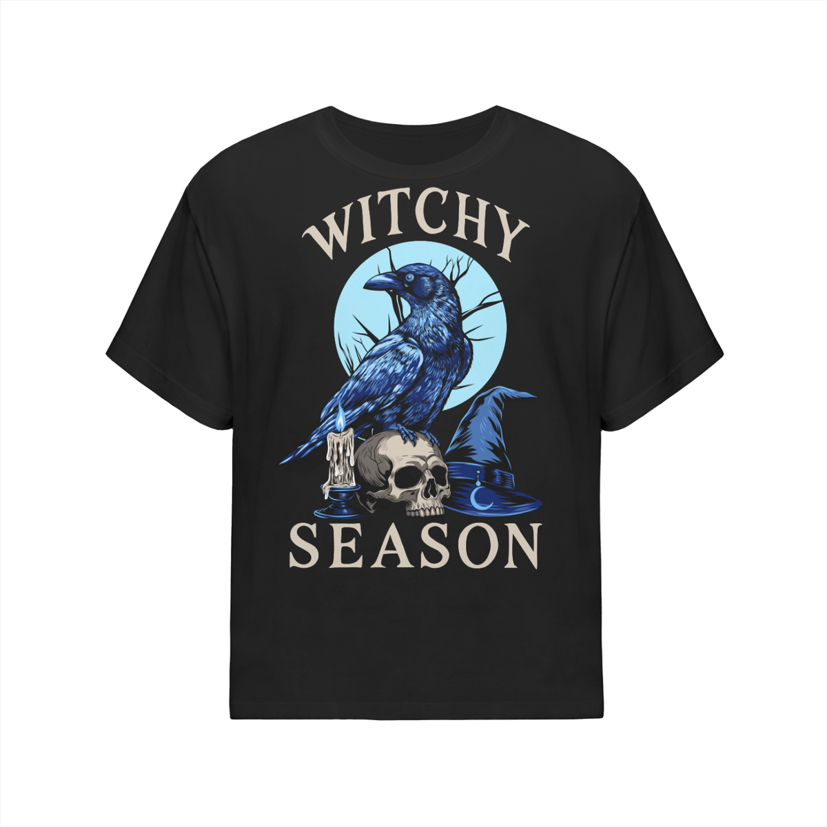 Witchy Season Streetwear Oversized Cotton T-Shirt