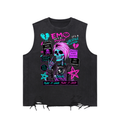 Emo Isn’t a Phase Snow Washed Raw-Hem Tank Top